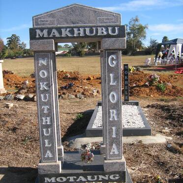 MOTAUNG Makhubu Nokuthula Gloria 1965-2010