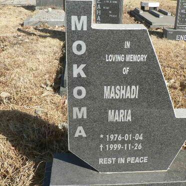 MOKOMA Mashadi Maria 1976-1999