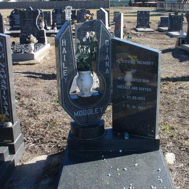 MOODLEY Hailey Diana 1965-1997