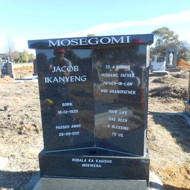 MOSEGOMI Jacob Ikanyeng 1920-2011