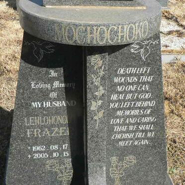 MOCHOCHOKO Lehlohono? Frazer 1962-2005