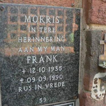 MORRIS Frank 1935-1990