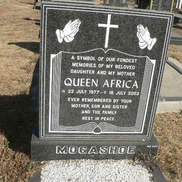 MOGASHOE Queen Africa 1977-2003