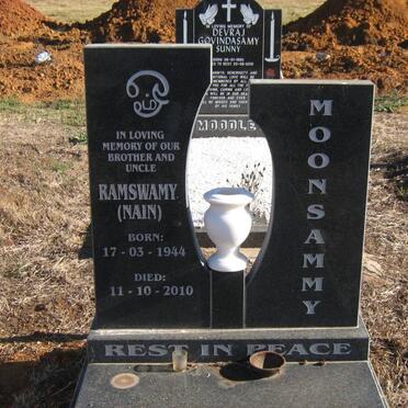 MOONSAMMY Ramswamy 1944-2010