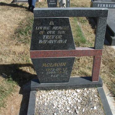 MOLAODI Trevor Bafanyana 1972-1998