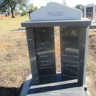 MSIBI Christopher Banda 1973-2009