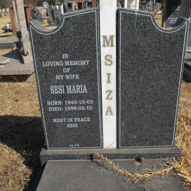 MSIZA Sesi Maria 1945-1999