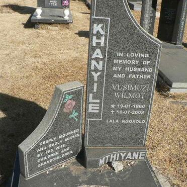 MTHIYANE Khanyile 1960-2003