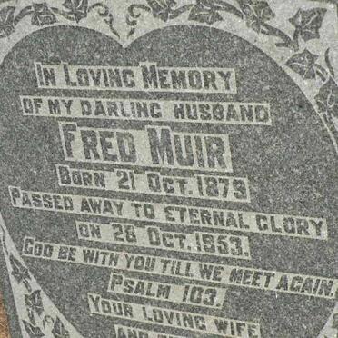 MUIR Fred 1879-1953