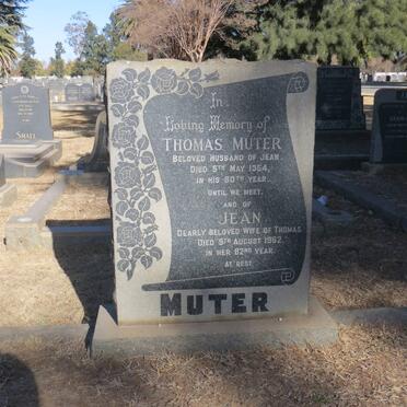 MUTER Thomas -1954 &amp; Jean -1962