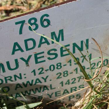 MUYESENI Adam 1971-2006