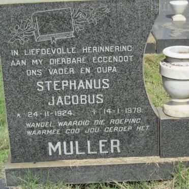 MULLER Stephanus Jacobus 1924-1978