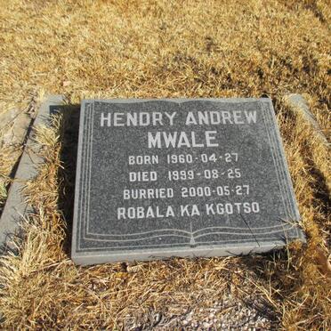 MWALE Hendry Andrew 1960-1999