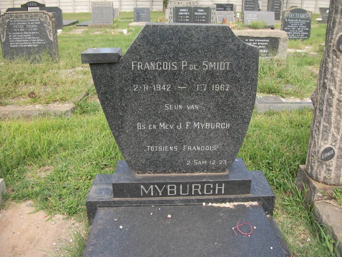 MYBURGH Francois P. de Smidt 1942-1967