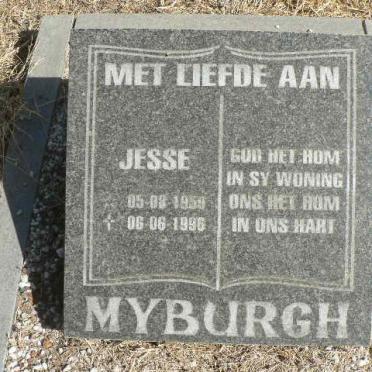 MYBURGH Jesse 1959-1996
