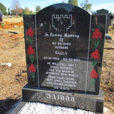 NAIDOO Balla 1950-2011