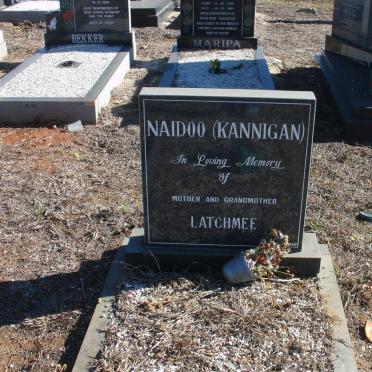 NAIDOO Latchmee nee KANNIGAN