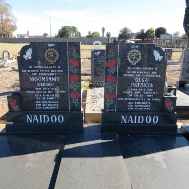 NAIDOO Moonsamy 1935-1994 &amp; Olga Patricia 1939-1984
