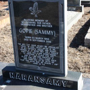 NARANSAMY Gopie 1955-2010