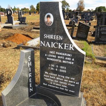 NAICKER Shireen nee PANDARUM 1972-2005