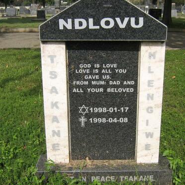 NDLOVU Tsakane Nlengiwe 1998-1998