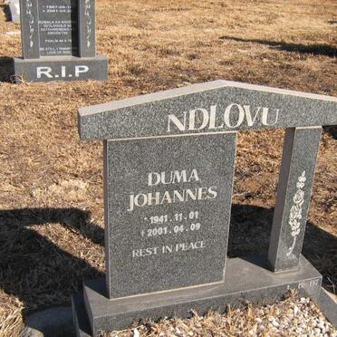 NDLOVU Duma Johannes 1941-2001