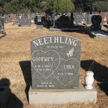 NEETHLING Godfrey 1922-1995 &amp; Lina 1946-