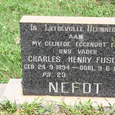 NEFDT Charles Henry Fusco 1894-1954
