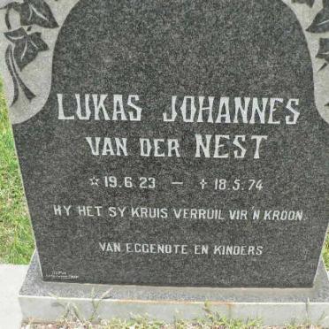 NEST Lukas Johannes, van der 1923-1974