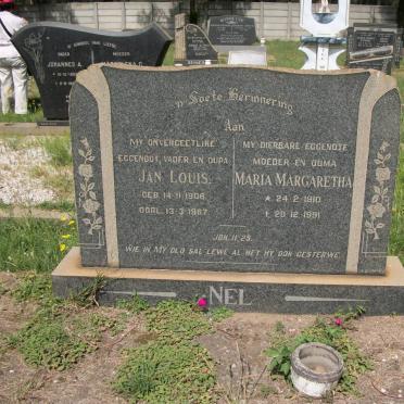 NEL Jan Louis 1906-1987 &amp; Maria Margaretha 1910-1991