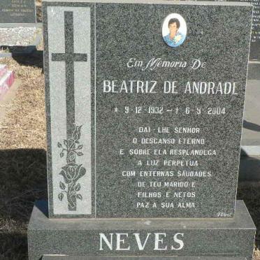 NEVES Beatriz De Andrade 1932-2004