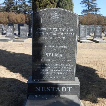 NESTADT Selma 1927-2000