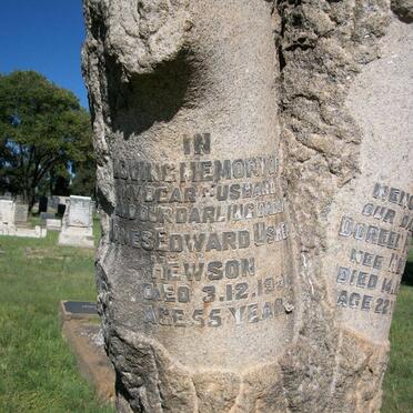 NEWSON Edward Usher -1921