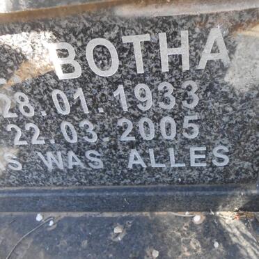 BOTHA E. 1933-2005