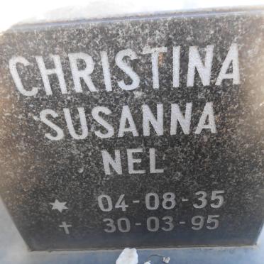 NEL Christina Susanna 1935-1995 :: NEL Gabriel Daniel 1961-2004 :: BOTHA E. 1933-2005
