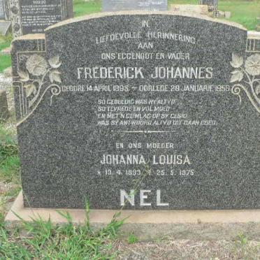 NEL Frederick Johannes 1895-1956 &amp; Johanna Louisa 1893-1975