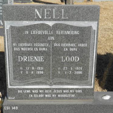 NELL Lood 1926-2006 &amp; Drienie 1931-1996