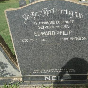 NEL Edward Philip 1901-1958