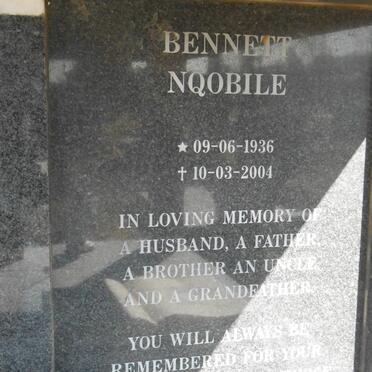 NHLABATI Bennett Nqobile 1936-2004