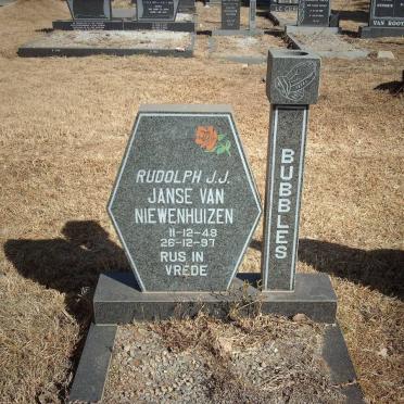 NIEWENHUIZEN Rudolph J.J., Janse van 1948-1997