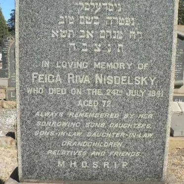 NISDELSKY Feiga Riva -1941