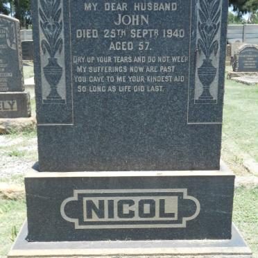 NICOL John -1940