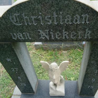 NIEKERK Christiaan, van 1975-1975