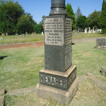 NIENABER Barend Johannes 1913-1957