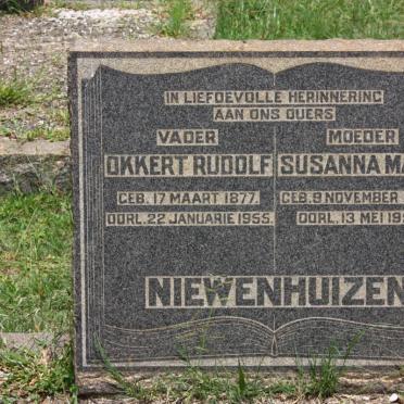NIEWENHUIZEN Okkert Rudolf 1877-1955 &amp; Susanna Maria 1876-1956