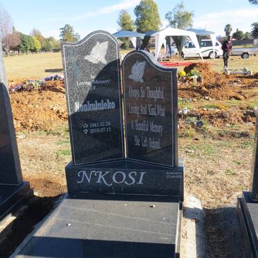 NKOSI Nonkululeko 1981-2010