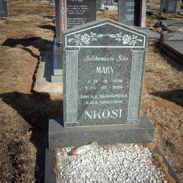 NKOSI Mary 1930-2006