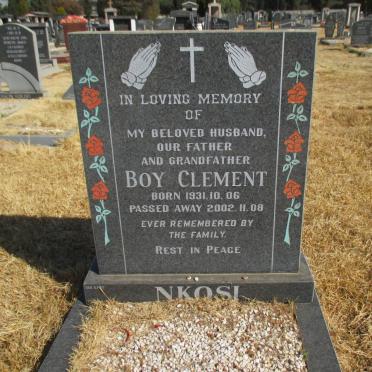 NKOSI Boy Clement 1931-2002