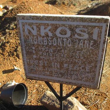 NKOSI Nomasonto Jane 1938-2013