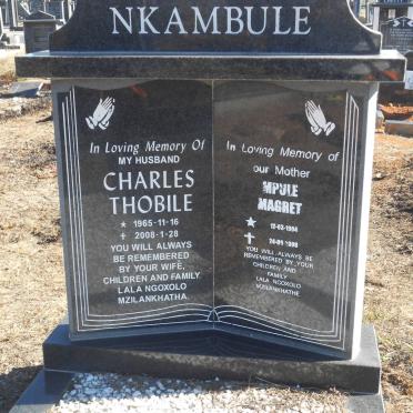 NKAMBULE Charles Thobile 1965-2008 &amp; Mpule Magret 1964-2009